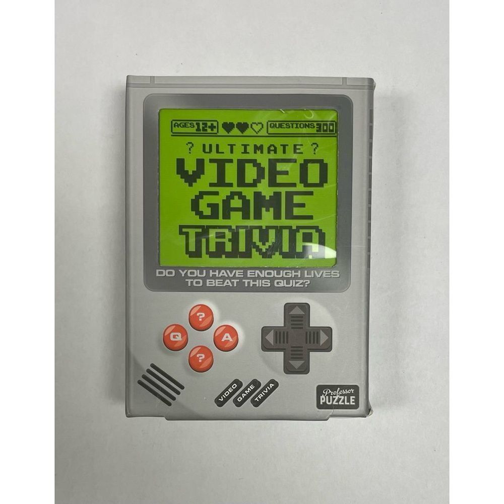 ULTIMATE VIDEO‎ GAME TRIVIA PROFESSOR PUZZLE QUIZ GAME NEW